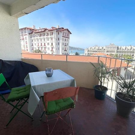 Hendaye Plage Charmant Studio 2Pers Avec Grande Terrasse Vue Mer Exterior photo