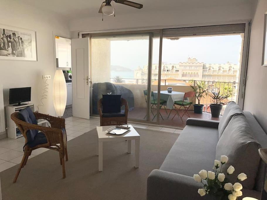 Hendaye Plage Charmant Studio 2Pers Avec Grande Terrasse Vue Mer Exterior photo