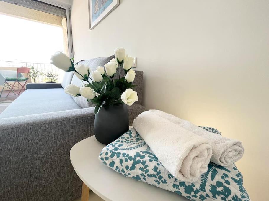 Hendaye Plage Charmant Studio 2Pers Avec Grande Terrasse Vue Mer Exterior photo